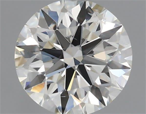 Picture of Natural Diamond 0.50 Carats, Round with Excellent Cut, K Color, SI1 Clarity and Certified by GIA