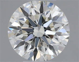 Picture of Natural Diamond 0.40 Carats, Round with Very Good Cut, K Color, VS1 Clarity and Certified by GIA