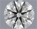 Natural Diamond 0.53 Carats, Round with Excellent Cut, J Color, VVS1 Clarity and Certified by IGI