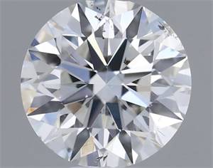 Picture of Natural Diamond 0.51 Carats, Round with Excellent Cut, G Color, SI1 Clarity and Certified by IGI