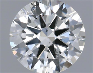 Picture of Natural Diamond 0.51 Carats, Round with Excellent Cut, F Color, SI1 Clarity and Certified by IGI