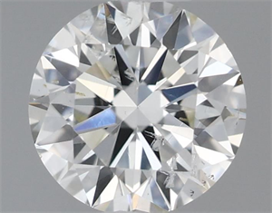 Picture of Natural Diamond 0.40 Carats, Round with Excellent Cut, H Color, SI2 Clarity and Certified by IGI