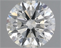 Natural Diamond 0.40 Carats, Round with Excellent Cut, I Color, SI1 Clarity and Certified by IGI