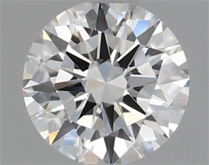 Picture of Natural Diamond 0.40 Carats, Round with Excellent Cut, H Color, VVS2 Clarity and Certified by GIA