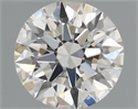 Natural Diamond 0.40 Carats, Round with Excellent Cut, H Color, VS1 Clarity and Certified by GIA