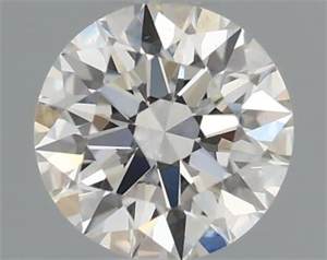 Picture of Natural Diamond 0.40 Carats, Round with Excellent Cut, H Color, VS1 Clarity and Certified by GIA