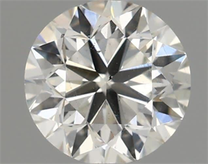 Picture of Natural Diamond 0.40 Carats, Round with Very Good Cut, H Color, SI1 Clarity and Certified by IGI