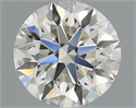 Natural Diamond 0.40 Carats, Round with Excellent Cut, J Color, VS1 Clarity and Certified by GIA