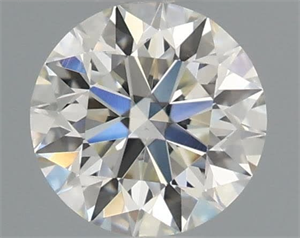 Picture of Natural Diamond 0.40 Carats, Round with Excellent Cut, J Color, VS1 Clarity and Certified by GIA