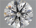 Natural Diamond 0.45 Carats, Round with Excellent Cut, I Color, VS1 Clarity and Certified by GIA