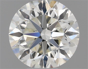 Picture of Natural Diamond 0.40 Carats, Round with Very Good Cut, I Color, VVS1 Clarity and Certified by IGI