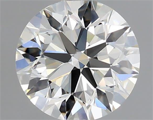 Picture of Natural Diamond 0.45 Carats, Round with Excellent Cut, I Color, VVS2 Clarity and Certified by IGI