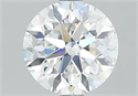 Natural Diamond 2.01 Carats, Round with Very Good Cut, H Color, VVS2 Clarity and Certified by GIA