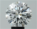 Natural Diamond 5.61 Carats, Round with Excellent Cut, I Color, VVS2 Clarity and Certified by GIA