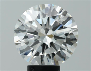 Picture of Natural Diamond 5.61 Carats, Round with Excellent Cut, I Color, VVS2 Clarity and Certified by GIA