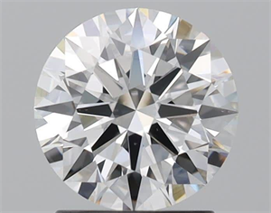 Picture of Natural Diamond 1.62 Carats, Round with Excellent Cut, F Color, VS2 Clarity and Certified by GIA