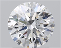 Natural Diamond 1.51 Carats, Round with Excellent Cut, D Color, VS1 Clarity and Certified by GIA