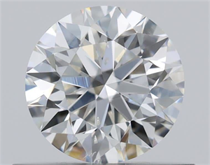 Picture of Natural Diamond 0.40 Carats, Round with Excellent Cut, J Color, VVS1 Clarity and Certified by GIA