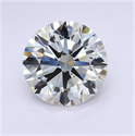 Natural Diamond 6.01 Carats, Round with Excellent Cut, G Color, VS1 Clarity and Certified by GIA