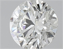 Natural Diamond 0.40 Carats, Round with Excellent Cut, H Color, VVS2 Clarity and Certified by GIA