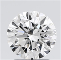 Natural Diamond 1.56 Carats, Round with Excellent Cut, D Color, VVS2 Clarity and Certified by GIA