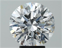 Natural Diamond 4.26 Carats, Round with Excellent Cut, D Color, VVS2 Clarity and Certified by GIA