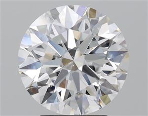 Picture of Natural Diamond 3.55 Carats, Round with Excellent Cut, E Color, SI1 Clarity and Certified by GIA