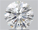 Natural Diamond 2.10 Carats, Round with Excellent Cut, I Color, VVS1 Clarity and Certified by GIA