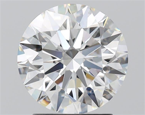 Picture of Natural Diamond 2.10 Carats, Round with Excellent Cut, I Color, VVS1 Clarity and Certified by GIA