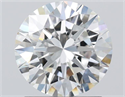 Natural Diamond 1.51 Carats, Round with Excellent Cut, H Color, VS2 Clarity and Certified by GIA