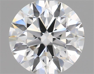 Picture of Natural Diamond 0.44 Carats, Round with Excellent Cut, H Color, VS1 Clarity and Certified by IGI