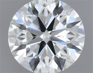 Picture of Natural Diamond 0.40 Carats, Round with Excellent Cut, H Color, VS2 Clarity and Certified by IGI