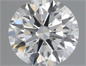 Natural Diamond 0.40 Carats, Round with Excellent Cut, H Color, VS2 Clarity and Certified by IGI