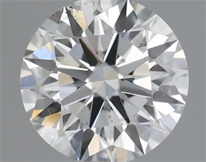 Picture of Natural Diamond 0.40 Carats, Round with Excellent Cut, H Color, VS2 Clarity and Certified by IGI