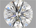 Natural Diamond 0.40 Carats, Round with Excellent Cut, H Color, SI1 Clarity and Certified by IGI