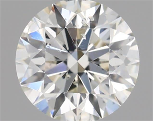 Picture of Natural Diamond 0.40 Carats, Round with Excellent Cut, H Color, SI1 Clarity and Certified by IGI