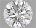 Natural Diamond 0.40 Carats, Round with Excellent Cut, H Color, SI1 Clarity and Certified by IGI