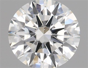 Picture of Natural Diamond 0.40 Carats, Round with Excellent Cut, H Color, SI1 Clarity and Certified by IGI