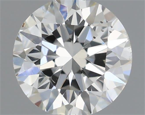 Picture of Natural Diamond 0.40 Carats, Round with Excellent Cut, H Color, SI1 Clarity and Certified by IGI