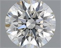 Natural Diamond 0.40 Carats, Round with Excellent Cut, H Color, SI1 Clarity and Certified by IGI