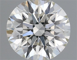 Picture of Natural Diamond 0.40 Carats, Round with Excellent Cut, H Color, SI1 Clarity and Certified by IGI