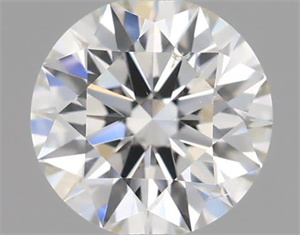 Picture of Natural Diamond 0.40 Carats, Round with Excellent Cut, H Color, SI1 Clarity and Certified by IGI