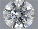 Natural Diamond 0.40 Carats, Round with Excellent Cut, H Color, SI1 Clarity and Certified by IGI