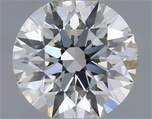 Picture of Natural Diamond 0.40 Carats, Round with Excellent Cut, H Color, SI1 Clarity and Certified by IGI