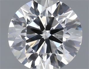 Picture of Natural Diamond 0.40 Carats, Round with Very Good Cut, H Color, SI1 Clarity and Certified by IGI