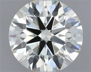 Picture of Natural Diamond 0.42 Carats, Round with Excellent Cut, K Color, VS1 Clarity and Certified by IGI