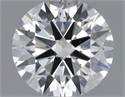 Natural Diamond 0.50 Carats, Round with Excellent Cut, G Color, SI1 Clarity and Certified by IGI