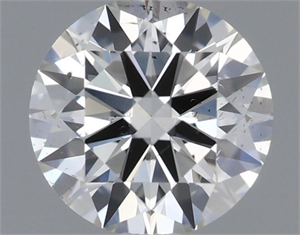 Picture of Natural Diamond 0.50 Carats, Round with Excellent Cut, G Color, SI1 Clarity and Certified by IGI