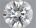 Natural Diamond 0.50 Carats, Round with Excellent Cut, H Color, VS1 Clarity and Certified by IGI