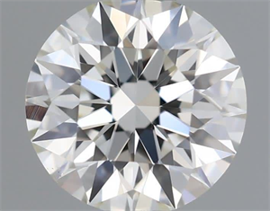 Picture of Natural Diamond 0.50 Carats, Round with Excellent Cut, H Color, VS1 Clarity and Certified by IGI